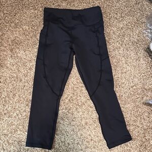 Women's Black Capris